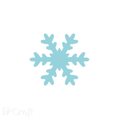 Dziurkacz ozdobny śnieżynka 7,6cm