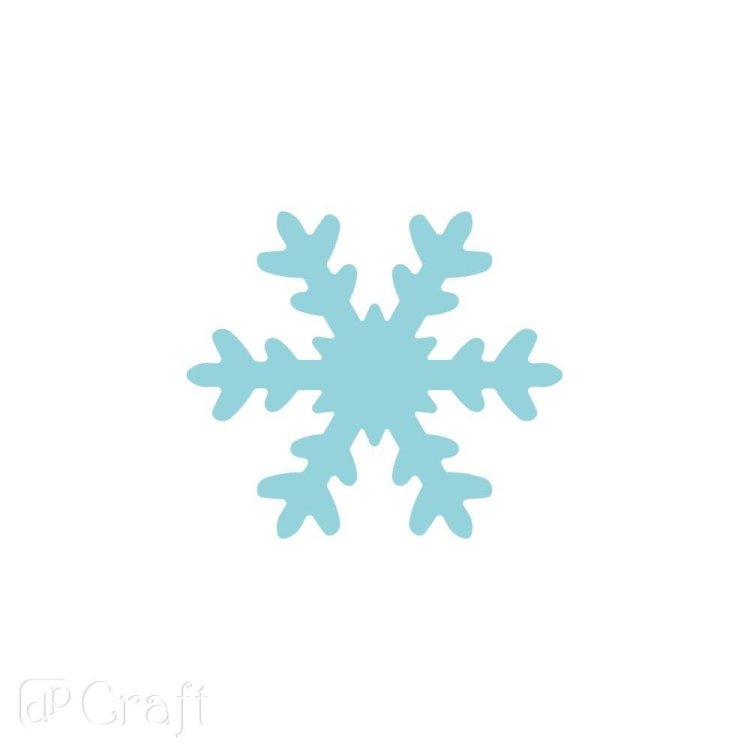Dziurkacz ozdobny śnieżynka 7,6cm