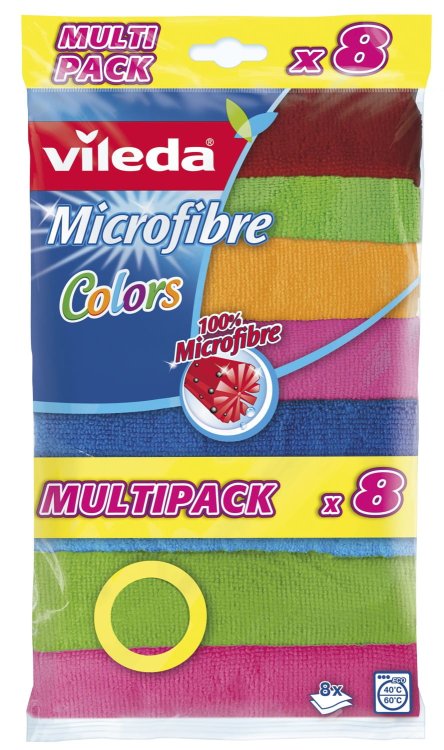Ściereczka Vileda Mikrofibra COLORS 8 szt.
