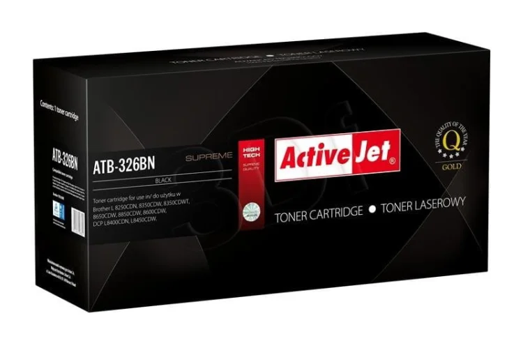 Activejet Toner ATB-326BN (zamiennik Brother TN-326BK; Supreme; 4000 stron; czarny)