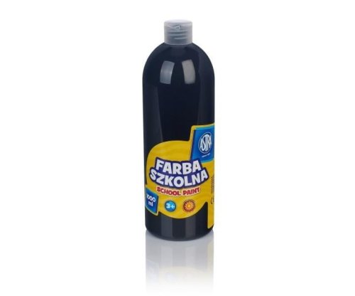 Farba szkolna czarna 1000ml ASTRA