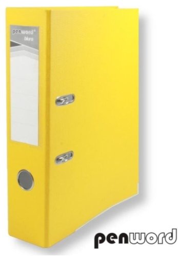 Segregator A4 z okuciem 7,5cm żółty