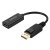 SAVIO ADAPTER DISPLAYPORT (M) V1.2 - HDMI A (F) V1.4, 4K AK-62