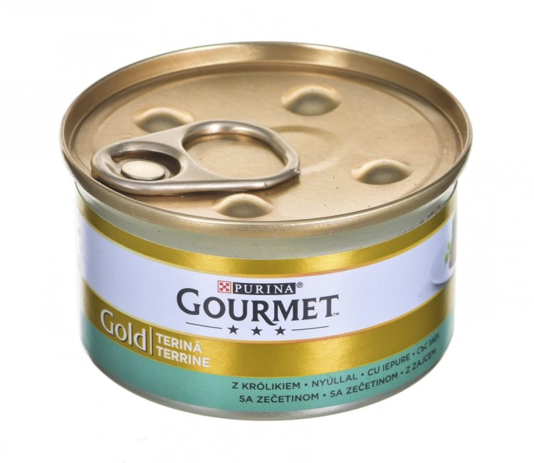 Gourmet Gold mokra karma dla kota z królikiem 85g