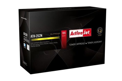 Toner Activejet ATH-252N (zamiennik HP 504A CE252A, Canon CRG-723Y; Supreme; 7000 stron; żółty)