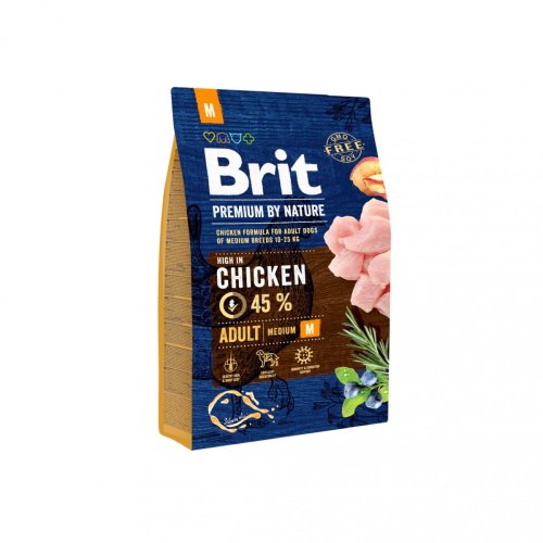 Brit Premium By Nature Adult M 8kg