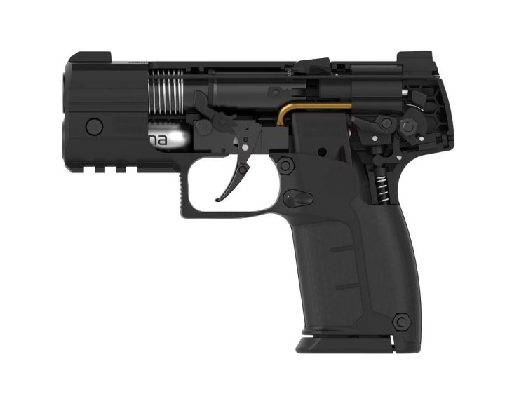 Pistolet na kule gumowe i pieprzowe BYRNA SD BLACK k.68 CO2 8g zestaw