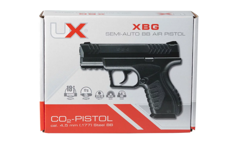 Wiatrówka pistolet UMAREX XBG kal.4,46mm BB Ekp<17J