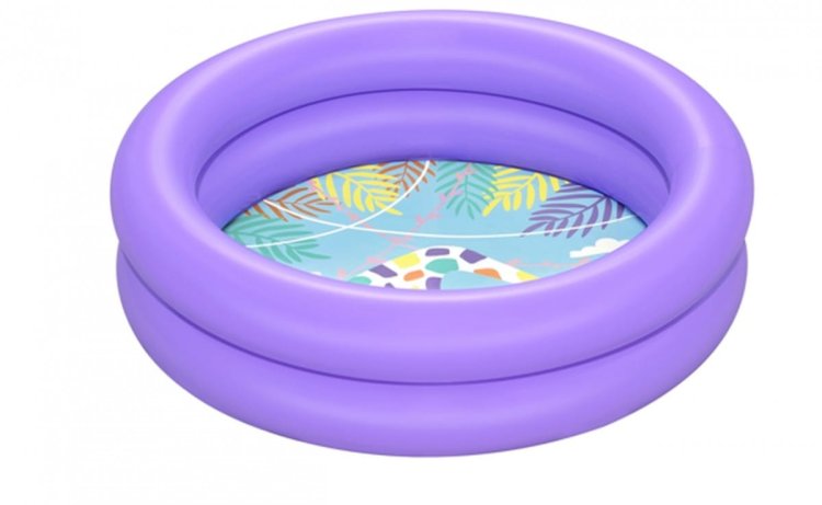 Dmuchany Basen dla dzieci Brodzik Fioletowy 61x15cm BESTWAY + Łatka naprawcza
