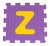 Mata Sensoryczna z 26 Puzzli Alfabet dla dzieci 10m+ Wyjmowane litery + Pianka EVA + Różne faktury
