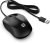 Mysz HP 1000 Wired Optical Mouse with 3 Buttons and 1000 DPI przewodowa czarna 4QM14AA