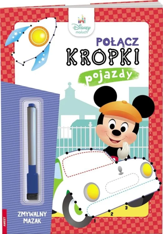 Disney Maluch. Połącz kropki. Pojazdy