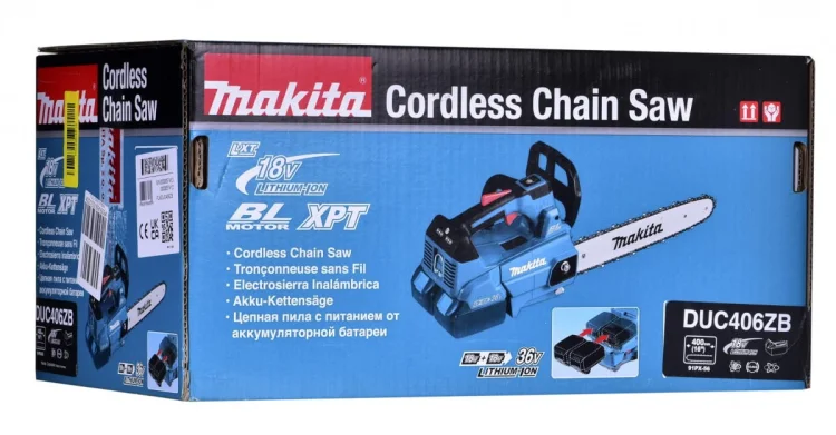 Pilarka łańcuch 2x18V 40cm bez aku i ładow DUC406ZB MAKITA