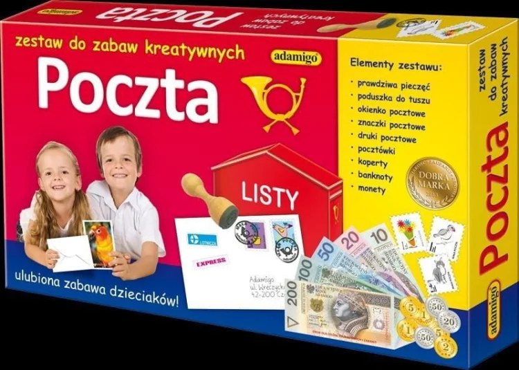Poczta - Zestaw do zabaw kreatywnych