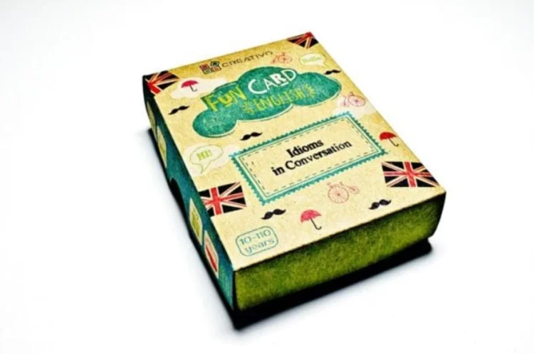 Fun Card English Idioms in Conversation CREATIVO