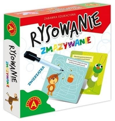 Rysowanie - zmazywanie Zwierzęta ALEX