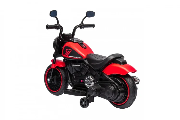 Motorek Chopper FASTER Czerwony