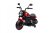 Motorek Chopper FASTER Czerwony