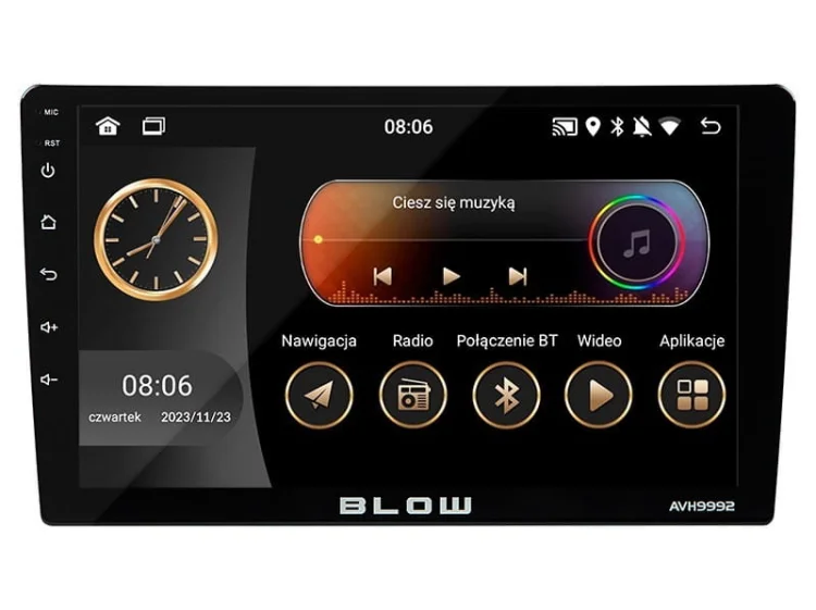 BLOW RADIO AVH-9992 2DIN 9" ANDROID/WIFI/GPS/ CARP
