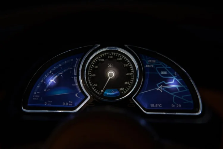 Pojazd Bugatti Chiron Niebieski