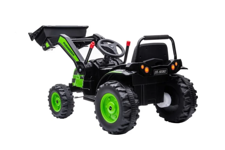 Pojazd Koparka Traktor Zielony