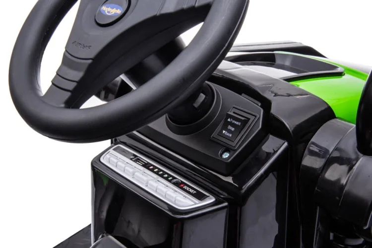 Pojazd Koparka Traktor Zielony