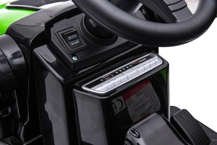 Pojazd Koparka Traktor Zielony
