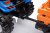 Pojazd MEGA Traktor D68 Z Przyczepką Niebieski
