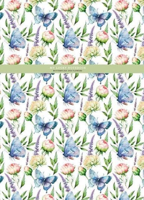 Notatnik 145x197/48K kratka kwiaty i motyle FRESH