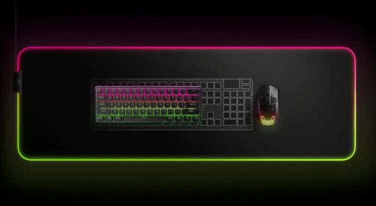 Klawiatura do gier SteelSeries Apex Pro Mini klawiatura do gier Światło LED RGB US Wireless OmniPoint Regulowany przełącznik mechaniczny Bluetooth Poł