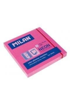 Karteczki samoprzylepne 76x76 neonowy róż MILAN