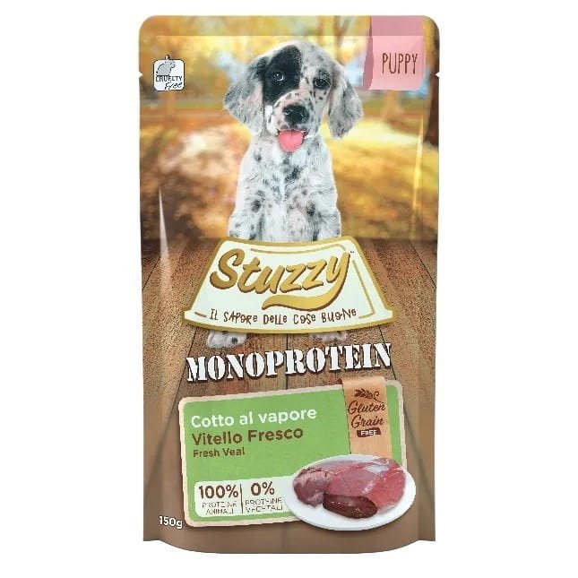 STUZZY dla psów Grain Free Monoprotein Cielęce dla Szczeniąt 150g