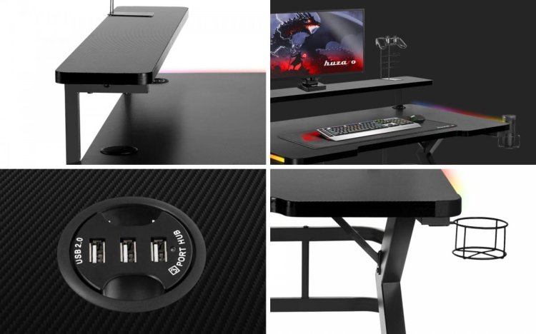 Biurko gamingowe Huzaro Hero 5.0 RGB