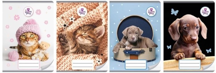 Zeszyt A5/32K linia The sweet pets (10szt)