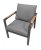 Meble Ogrodowe Aluminiowe Sofa + Dwa Fotele + Stolik