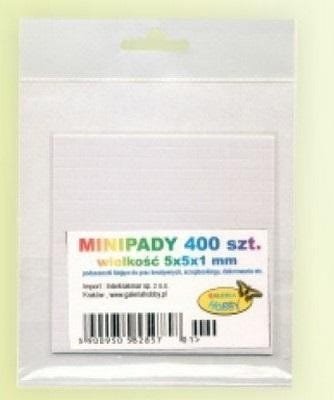 Minipady klejące 5x5x1mm 400szt