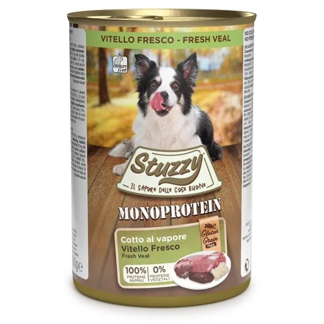 STUZZY dla psów Monoprotein Cielęce 400g