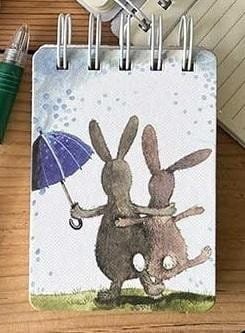 Kołonotes A7 SSN47 Króliki w deszczu