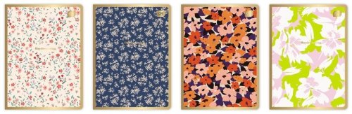 Zeszyt A5/80K kratka Metallic Floral (10szt)
