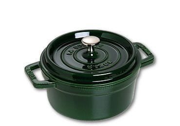 Garnek żeliwny okrągły Staub - Zielony, 2.6 ltr
