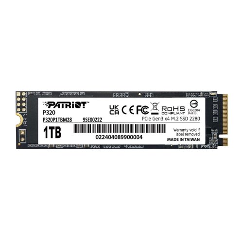 SSD Patriot Viper P320 M.2 PCI-Ex4 NVMe 512GB 3GB/s