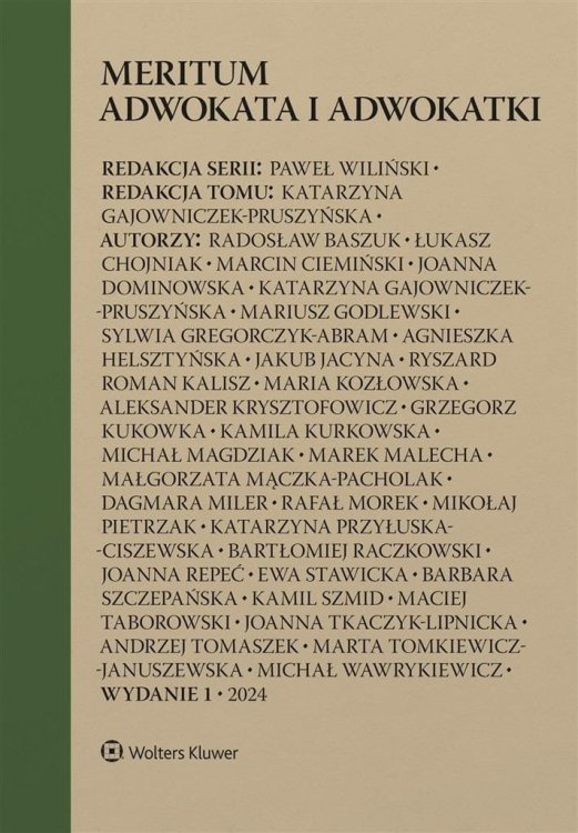 Meritum adwokata i adwokatki