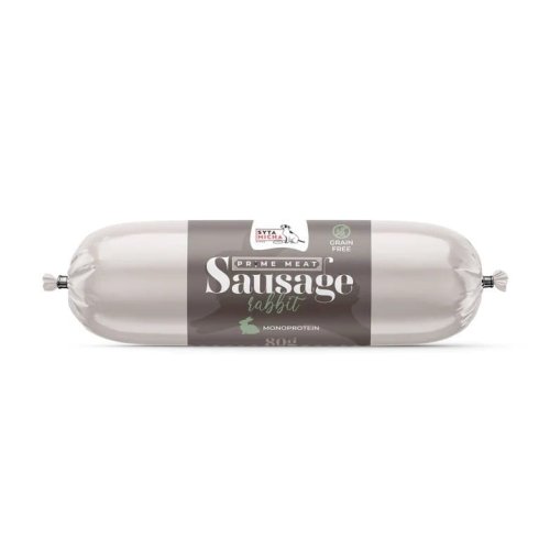 Syta Micha Prime Meat Sausage Królik  - przysmak dla psa - 80g