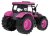 Interaktywny Różowy Traktor dla dzieci 3+ Otwierana maska + Dźwięki + Światła LED