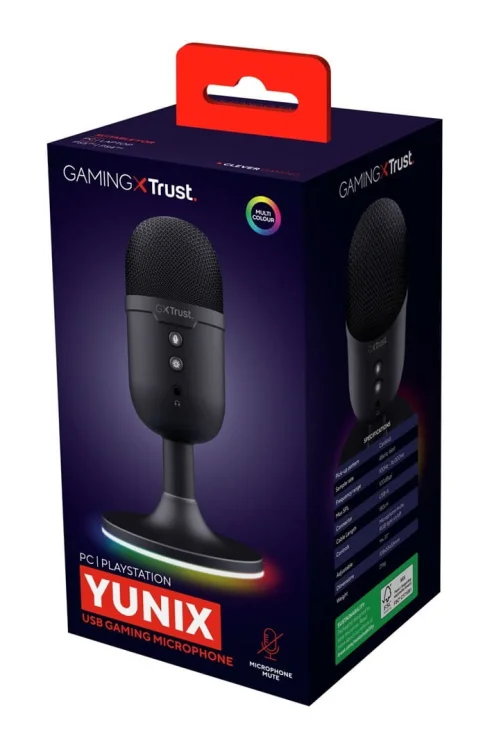 MIKROFON TRUST GXT234 YUNIX USB czarny (25372)