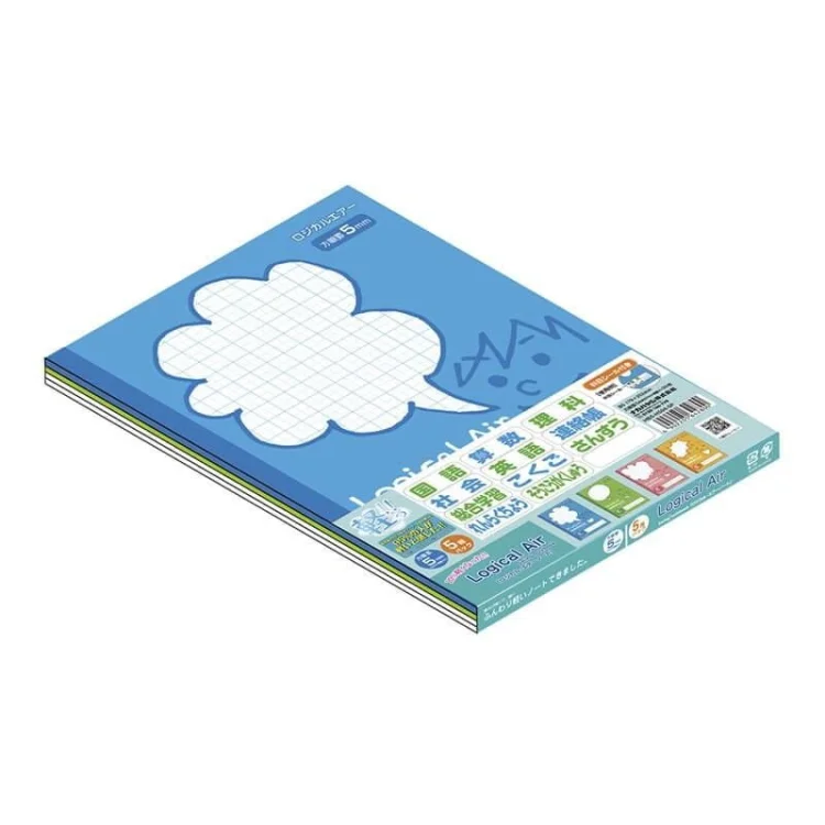 Notesy B5 kratka Logical AIR Grid (5szt)