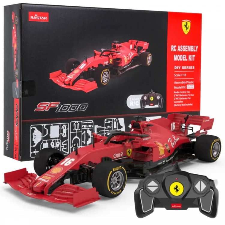 Ferrari SF1000 czerwony RASTAR model 1:16 Zdalnie sterowany bolid + Body kit + Pilot 2,4 GHz