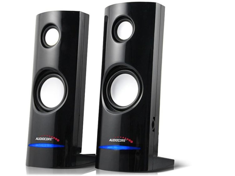 Zestaw głośników komputerowe AUDIOCORE AC860 (2.0; kolor czarny)