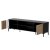 Szafka RTV MERCI 180x40x53,5 czarny/dąb artisan