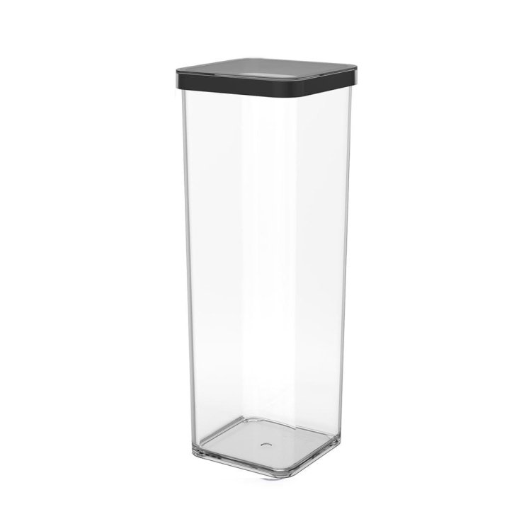 Pojemnik na przysmaki kwadratowy 2.0L LOFT transparentny/czarny
